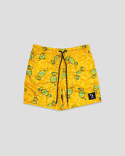 Load image into Gallery viewer, Doubles and Bubbles Diamond Air Youth Mesh Shorts - Banana
