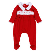 Load image into Gallery viewer, Miles Smocked Footie
