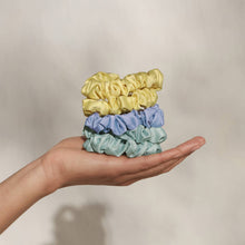 Load image into Gallery viewer, Ruched Satin Scrunchies 5pc Set - Multi-color
