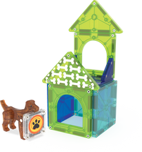 Load image into Gallery viewer, Magna-Tiles Dog House 13-Piece Set
