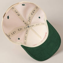 Load image into Gallery viewer, Merry Text Embroidery Two-Tone Corduroy Cap

