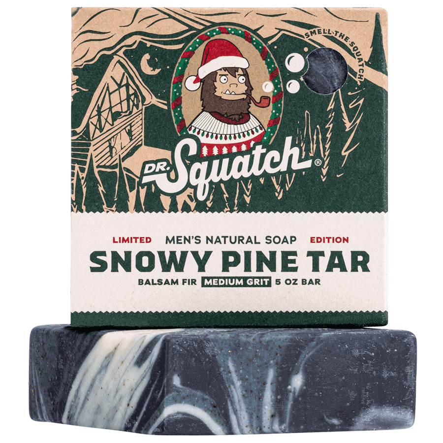 Snowy Pine Tar Bar Soap