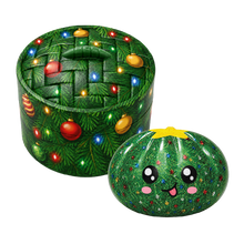 Load image into Gallery viewer, Fun Doh Petite (Mini) Squishy Christmas Dumplings Toy
