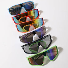 Load image into Gallery viewer, Boys Paint Splatter Shield Sport Sunglasses
