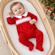 Load image into Gallery viewer, Miles Smocked Footie
