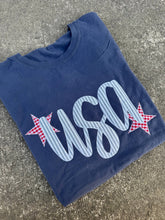 Load image into Gallery viewer, Denim USA Patriotic 4th of July Short Sleeve
