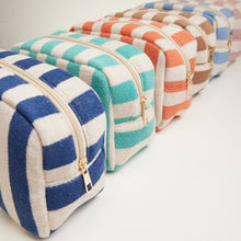Load image into Gallery viewer, Terry Fabric Striped Multi-Purpose Pouch

