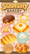 Load image into Gallery viewer, Fun Doh Bakery Slow Rise Squishy Bread Variety - 12/Display
