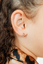 Load image into Gallery viewer, Screwback Stud Earrings - Peppermint Twist
